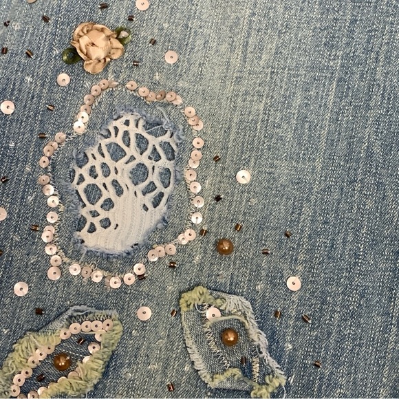 Chagall Vintage Y2K Embroidered Jeans - Picture 6 of 9